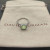 David Yurman Four-Prong Square Green Diamond Ring