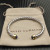 David Yurman 6mm Gold and Silver Lapis Lazuli Cable Cuff Bracelet