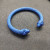 David Yurman 7mm Deep Blue Colorful Enamel Cuff Bracelet, Fits Wrist Size 16cm - 20cm