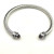 David Yurman 5mm Cable Classics Rotating Red Diamond Cuff Bracelet