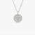 David Yurman Gold Diamond Initial T Disc Pendant Necklace