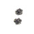 David Yurman Hexagonal Purple Diamond Stud Earrings