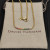 David Yurman 1.7mm Pav&Atilde;&copy; Bar Multicolor Diamond Necklace