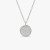 David Yurman Gold Diamond Initial H Disc Pendant Necklace
