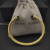 David Yurman 5mm Gold Cable Cuff Bracelet with Diamond-Accented Deep Green Stone