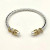 David Yurman 4mm Pearl Cable Cuff Bracelet