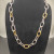 David Yurman Madison Multi-Link Gold and Silver Chain Necklace 50cm