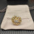 David Yurman Gold 28mm Pav&Atilde;&copy; Starburst Ring