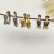 David Yurman 12.4mm Gold Diamond Wrap Single Wire Earrings
