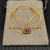 David Yurman Yellow Double Ring Nylon Cord Bracelet