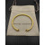 David Yurman 4mm Gold Yellow Diamond Bangle Bracelet