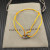 David Yurman Yellow Double Ring Sterling Silver Nylon Cord Bracelet