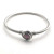 David Yurman 3mm Cable Square Purple Diamond Bracelet