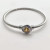 David Yurman 3mm Cable Classic Four-Point Yellow Diamond Cuff Bracelet