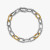 David Yurman 8.5mm Madison Chain Bracelet Gold and Silver