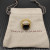 David Yurman Gold 14mm Square Black Pav&Atilde;&copy; Diamond Ring