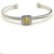 David Yurman 4mm Square Pav&Atilde;&copy; Cable Bracelet with Yellow Diamonds