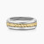 David Yurman Gold and Silver Cable Plain Ring