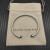David Yurman 4mm Sterling Silver Green Chalcedony Diamond Bangle Bracelet