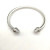 David Yurman 5mm Half-Pav&Atilde;&copy; Cable Cuff Bracelet White Diamonds