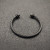 David Yurman 5mm Black Colorful Enamel Cuff Bracelet, Fits Wrist Size 16cm - 20cm